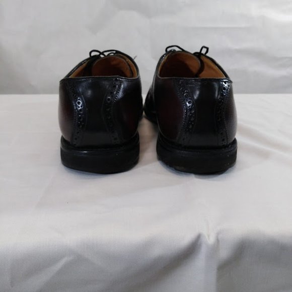 Johnston & Murphy Vintage Men\'s Golf Saddle Shoes in Mahogany and Black Size 9D‎ main image 7
